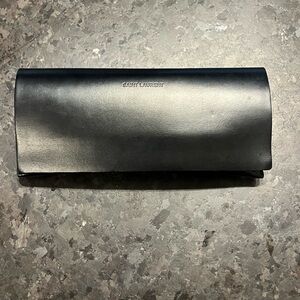 Saint Laurent genuine leather strap sunglasses/glasses case